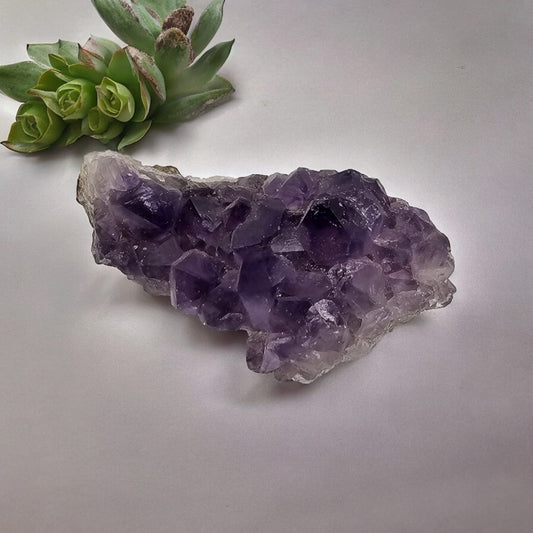 Natural Amethyst Crystal Cluster