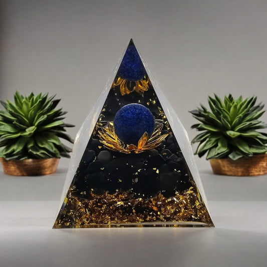 Lapis Lazuli Orgone Pyramid