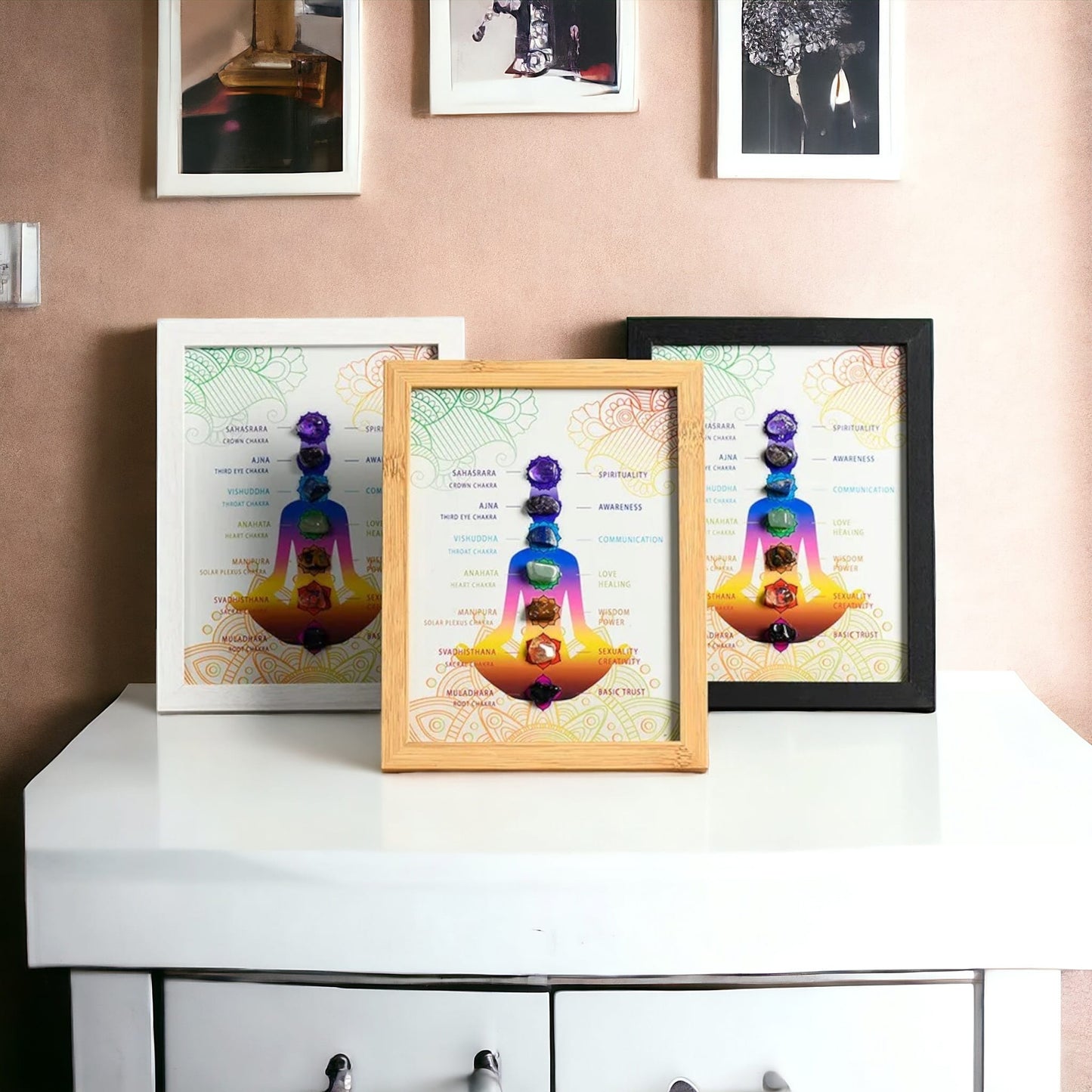 7 Chakra Picture Frame for Home Office Decor