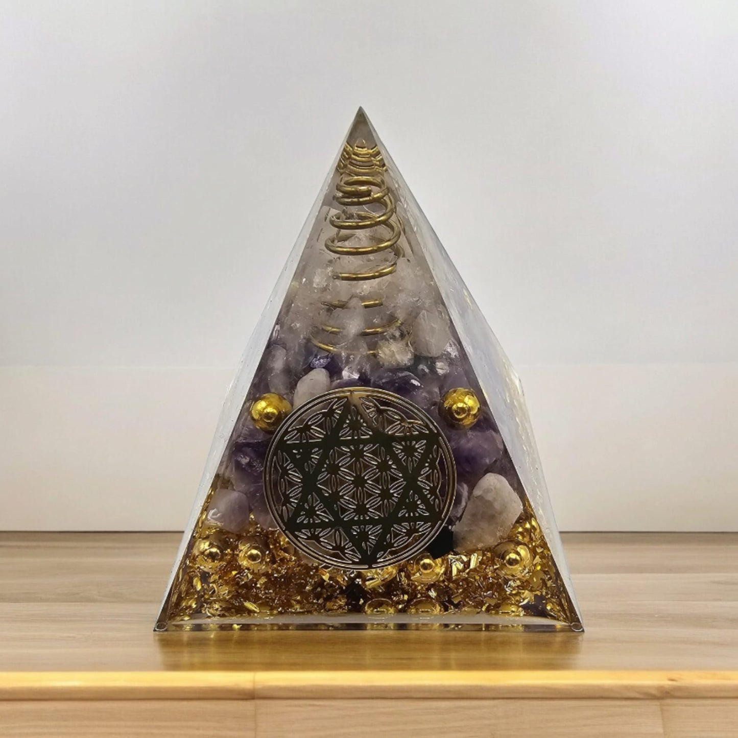Amethyst Orgone Pyramid