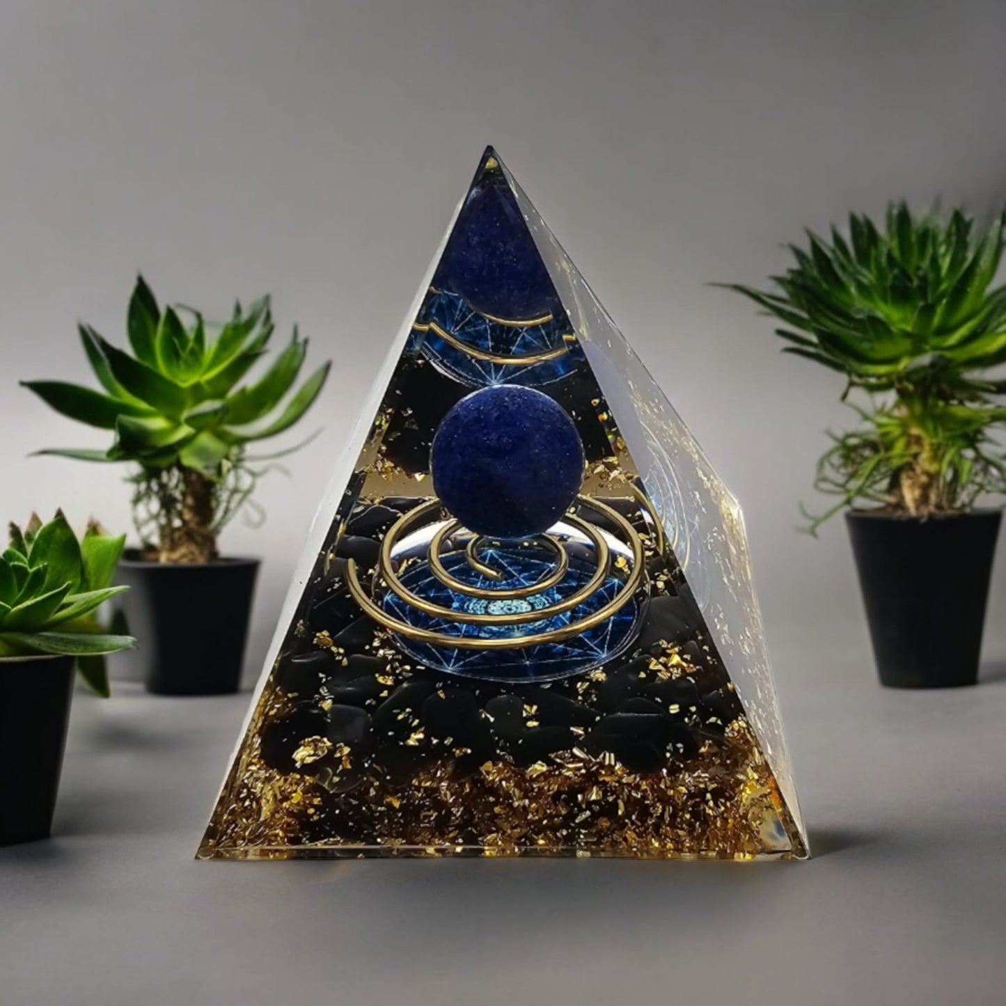 Lapis Lazuli Orgone Pyramid