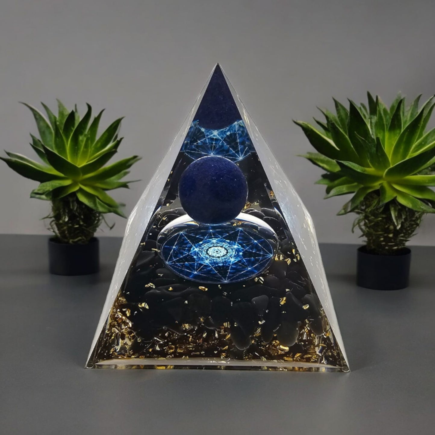 Lapis Lazuli Orgone Pyramid